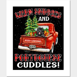 Warm Snuggles And Portuguese Cuddles Truck Tree Christmas Gift Posters and Art